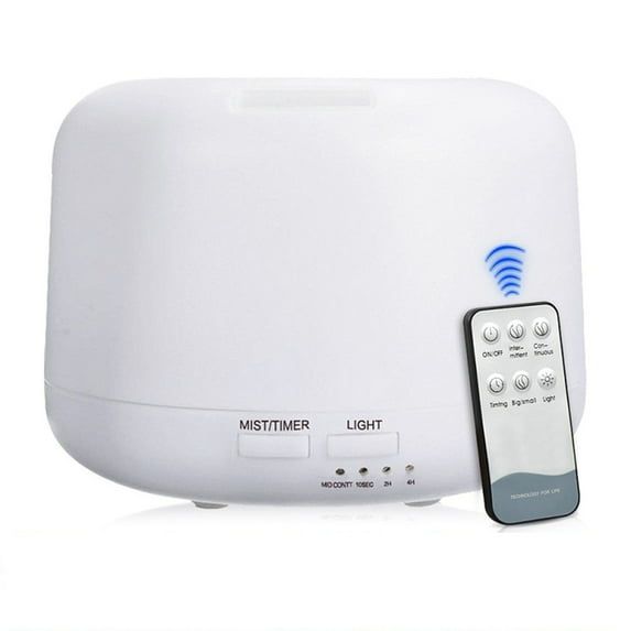 IMossad 500ml Premium Essential Oil Diffuser with Remote Control - 5-in-1 Aromatherapy Humidifier, Timer, Auto-Off, Fragrant Oil Vaporizer