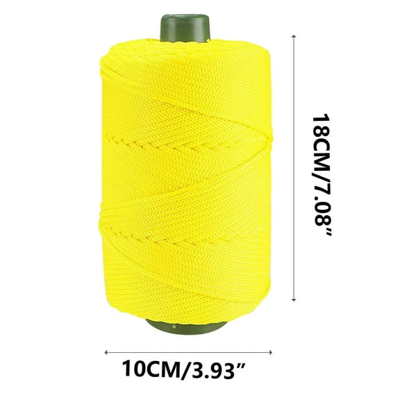 IMossad 656 Feet Twisted Nylon Line Twine String Cord for Gardening Marking DIY Projects Crafting Masonry