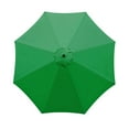 thumbnail image 1 of IMossad 8-Rib Green Solid Print Patio Umbrella Canopy, 1 of 5