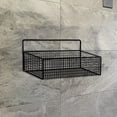 thumbnail image 1 of IMossad Adhesive Bathroom Caddy,Large Capacity Rustproof Metal Shelves,Large Shower Caddy Bath Organizer Kitchen Storage Basket for Gel Holder Bathroom Storage Shampoo, Conditioner, 1 of 6