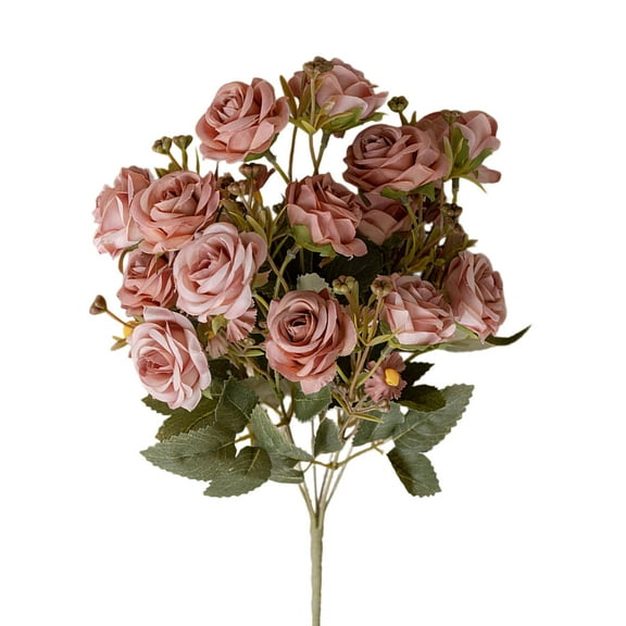 IMossad Artificial Flowers Rose Bouquet,Flower Field Auspicious Bouquet Wedding Home Decoration,Wedding Party Decoration