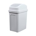 thumbnail image 1 of IMossad Bathroom Trash Can with Swing Lid,Small Garbage Can,Plastic Bathroom Trashcan,Garbage Bin for Kitchen Waste Bedroom Room Outdoor, 1 of 4