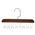 thumbnail image 1 of IMossad Belt Hanger for Closet,Sturdy Wood Belt Rack Closet Accessories with 8 Hooks Belt Organizer for Closet Organizers,Vintage, 1 of 8
