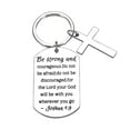 thumbnail image 1 of IMossad Bible Verse Cross Keychain - Christian Religious Jewelry for Men and Women - Perfect Gift for Birthday, Graduation, Communion, Christmas, Thanksgiving, 1 of 3