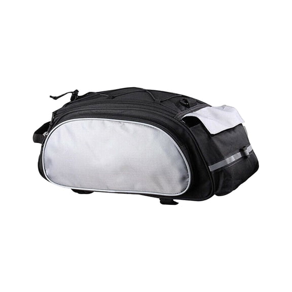 IMossad Bike Rack Bag, Waterproof Bicycle Trunk Pannier Rear Seat Bag Cycling Bike Carrier Backseat Storage Luggage Saddle Shoulder Bag