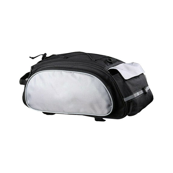 IMossad Bike Rack Bag, Waterproof Bicycle Trunk Pannier Rear Seat Bag Cycling Bike Carrier Backseat Storage Luggage Saddle Shoulder Bag