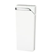 IMossad Butane Lighter with Keyhole, 2 Pack Double Jet Flame Torch Lighter with Visible Window, Adjustable and Refillable Pocket Lighter for Men and Women,Without Gas