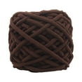 thumbnail image 1 of IMossad Chunky Chenille Yarn for Crocheting,Hot Pink Fluffy Velvet Plush Yarn Thick Soft Chunky Chenille Yarn Baby Blanket Yarn for Crocheting Knitting Beginners 100g(Brown), 1 of 5