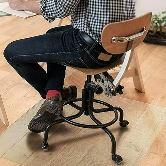 IMossad Clear Chair Mat, Hard Floor Use, 30" x 28" Transparent Office Home Floor Protector mat