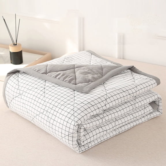 IMossad Comforter Set Thin Quilt Summer Lightweight Comforter,100% Washed Cotton,Machine Washable,Soft Comfy Breathable Can Sleep Naked