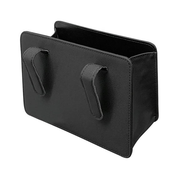 IMossad Leather Car Seat Storage Organizer - Car Pocket Handbag, Purse, Storage Box, Hanging Storage Bag