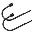 thumbnail image 1 of IMossad Curtain Holdbacks Black 2pcs, Curtain Tiebacks Wall Mounted Curtain Hooks Holders for Drapes, 1 of 5