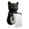 thumbnail image 1 of IMossad Cute Cat Toilet Paper Holder Wall Mounted, Resin Decorative Tissue Roll Dispenser for Bathroom Decor, Durable and Space-Saving, 1 of 5
