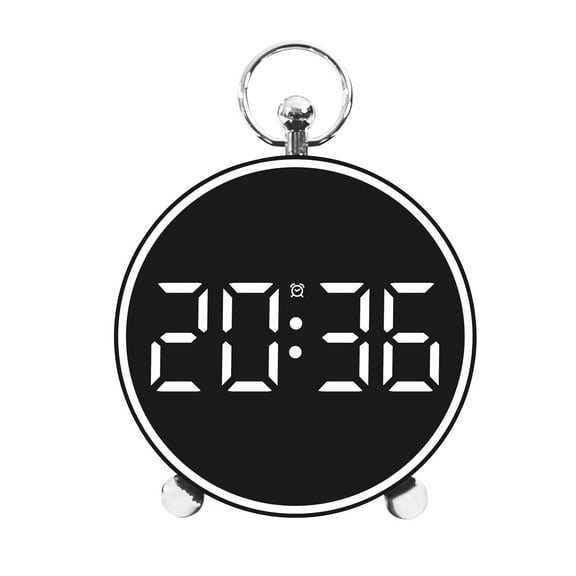 IMossad Digital Alarm with Temperature Sensor,LED Display - Automatic Smart Clock, - Great for Seniors, Kids