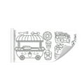 thumbnail image 1 of IMossad Doodle Roll Drawing Canvas, Reusable Kids Coloring and Painting Roll, Wall Sticker Art for Mess-Free Creative Fun, Children's Drawing Activity Tool, 1 of 6