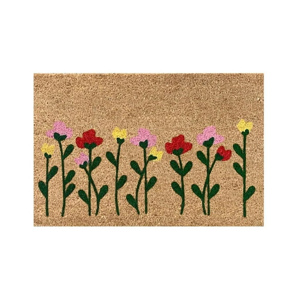 IMossad Door Mat Home Welcome Mats Outdoor and Indoor, Low-Profile Non-Slip Front Welcome Mat for Home Entrance, Outside Entry, Yard, Floor