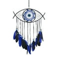 thumbnail image 1 of IMossad Evil Eye Dream Catcher-Blue Black Dream Catchers Handmade Feather Evil Eye Wall Hanging Ornament Home Decor for Bedroom Livingroom Yard, Blessing Craft Gift Bring Good Luck, 1 of 5