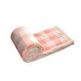thumbnail image 1 of IMossad Flannel Fleece Throw Blanket Soft Warm Striped Couch and Bed Blanket, Cozy Microfiber Ribbed Sofa Decor All Season Home Use, 1 of 2