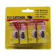 thumbnail image 1 of IMossad Fly Trap - Hanging Sticky Fly Ribbon for Gnat & Mosquito, Indoor/Outdoor, 4 Count, 1 of 2