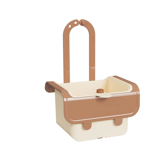 IMossad Hanging Sink Basket Strainer - Optimized Food Filter with Adjustable Strap for Easy Cleaning & Waste Disposal - Durable Plastic for Kitchen Use