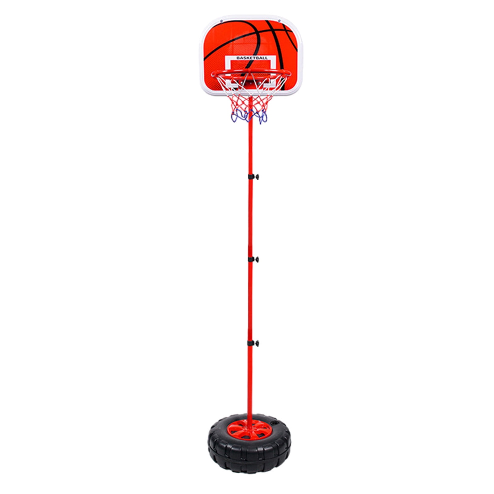 Practice Hoop IMossad Height Adjustable Kids' Mobile Basketball Hoop, Indoor/Outdoor ...