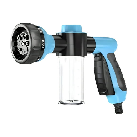 IMossad High Pressure Car Wash Brush Foam Gun,Garden Hose Nozzle Foam Cannon Bottle Soap Sprayer for Lawn, Car Wash, Cleaning,Patio, Pet Bathing