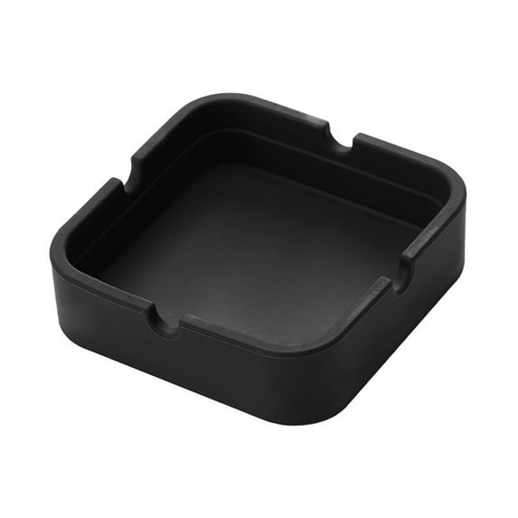 IMossad High-Temperature Silica Gel Ashtray, Dishwasher Safe, Lightweight and Portable, Resists Up to 230°C - 1 PC Practical and Easy-to-Clean Ashtray