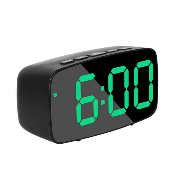 IMossad LED Digital Alarm Clock with Stereo Display, Snooze Function, and 12/24 Hour Format - Countdown Timer and Time Switching