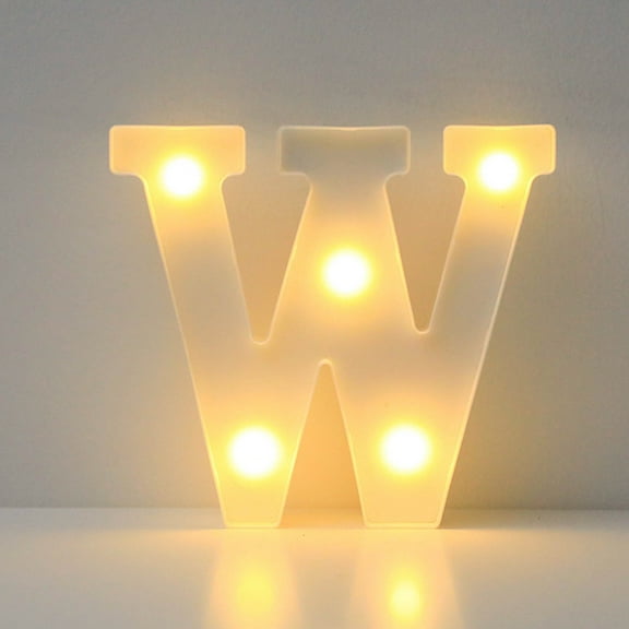 IMossad LED Letter Lights Sign Letters Light Up Letters Sign for Night Light Wedding Birthday Party Battery Powered Christmas Lamp Home Bar W