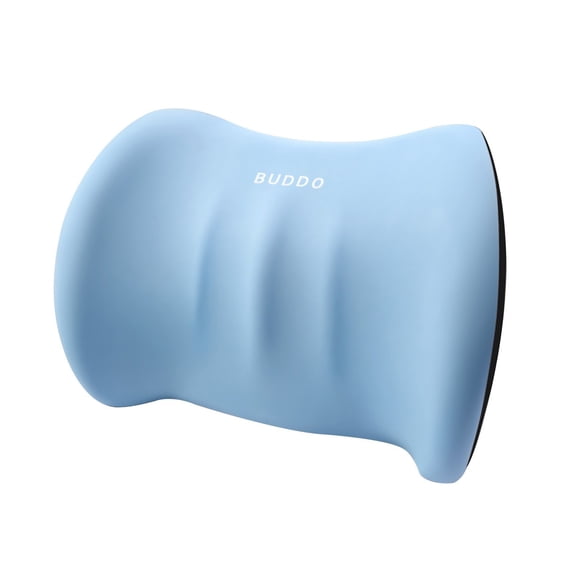 IMossad Lumbar Support Pillow for Car/Office Chair, Memory Foam Back Cushion for Car Seat, Back Pain Relief, Lower Back Pillow Fits Most Cars, Trucks