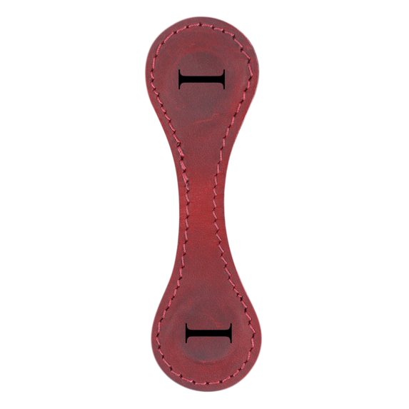 IMossad Magnetic Leather Bookmark with Engraved Design - Personalized Gift for Book Lovers, Vintage Appeal, Magnetic Closure, Durable and Versatile I