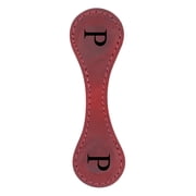 IMossad Magnetic Leather Bookmark with Engraved Design - Personalized Gift for Book Lovers, Vintage Appeal, Magnetic Closure, Durable and Versatile P
