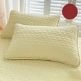 thumbnail image 1 of IMossad Matte Cotton Bedding Set, Extra Thick Washed Cotton Bedspread Quilt, Soft, Breathable, Machine Washable with 2 Pillowcases Included, 1 of 6