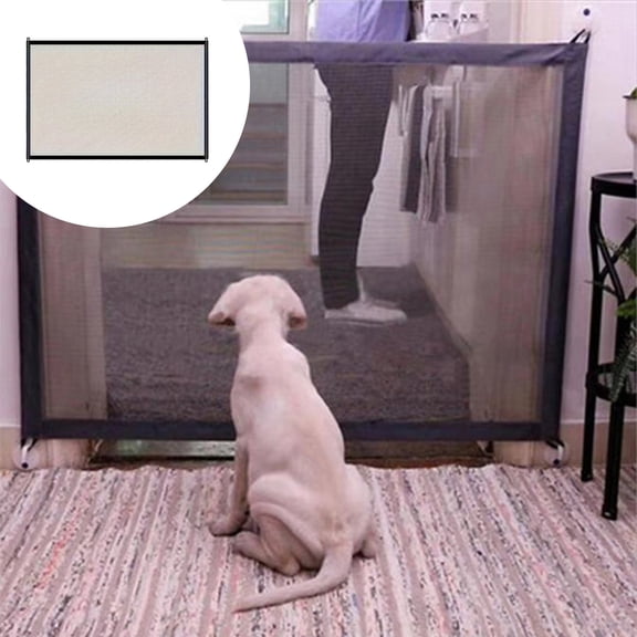 IMossad No-Drill Pet Fence – Home Use Isolation Gate for Dogs & Cats, Staircase & Entrance Protection