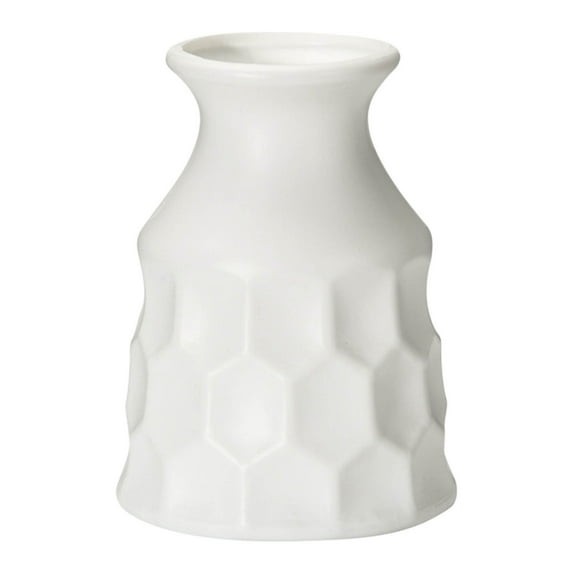 IMossad Nordic Style Plastic Flower Vase – Imitation Ceramic Home White Vase for Flower Pot & Basket Decoration