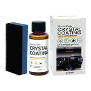 IMossad Plastic Restorer, Highly Concentrated Ceramic Coating for Cars, Automotive Exterior and Interior Trim Scratch Remover Kit, Restore Faded Plastic, 30ml