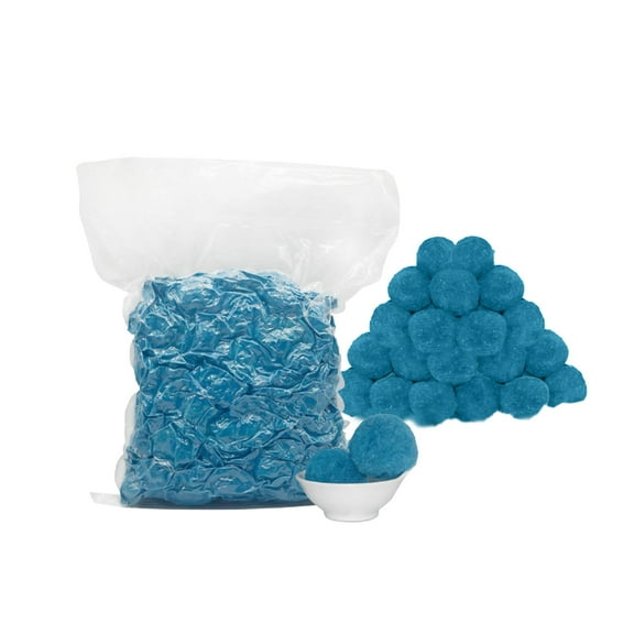IMossad Pool Filter Balls 200g, Efficient Swimming Pool Filter Sand Alternative, Reusable Blue Filter Media Balls