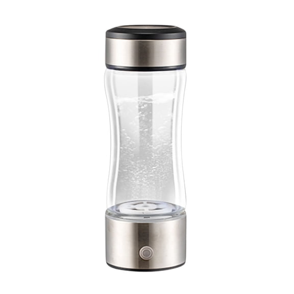 IMossad Portable Hydrogen Water Generator, Rechargeable Glass Water Bottle with Advanced Technology, Enriched Hydrogen Water Maker for Home, Office, Fitness, Wellness