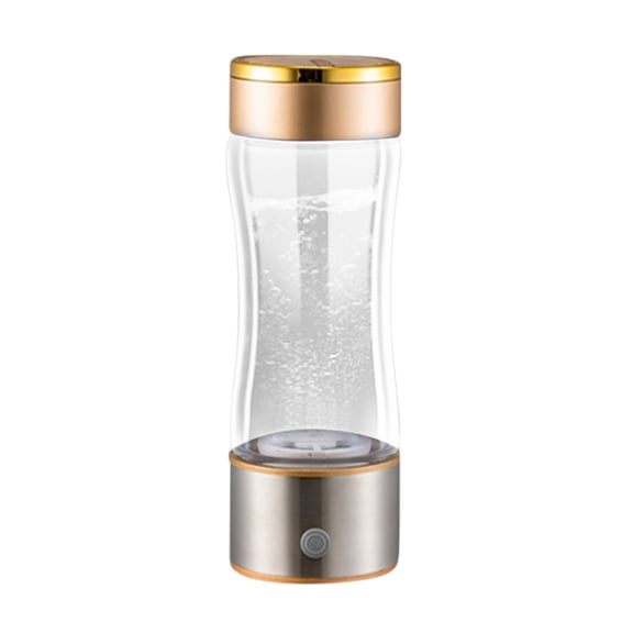 IMossad Portable Hydrogen Water Generator, Rechargeable Glass Water Bottle with Advanced Technology, Enriched Hydrogen Water Maker for Home, Office, Fitness, Wellness