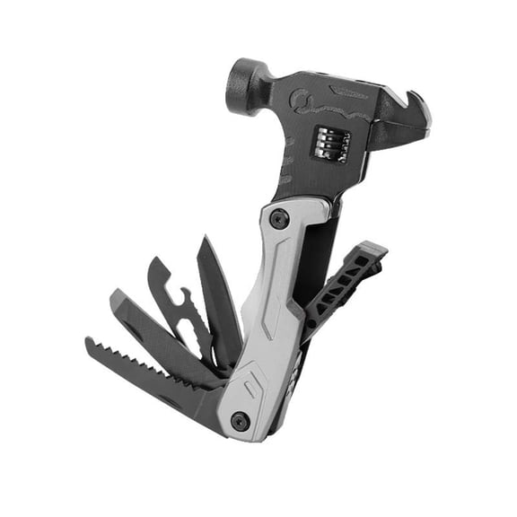 IMossad Portable Multifunctional Camping Tool - Car-Mounted Combination Hammer for Outdoor Repairs