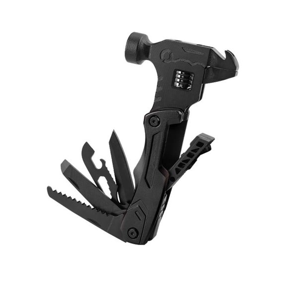 IMossad Portable Multifunctional Camping Tool - Car-Mounted Combination Hammer for Outdoor Repairs