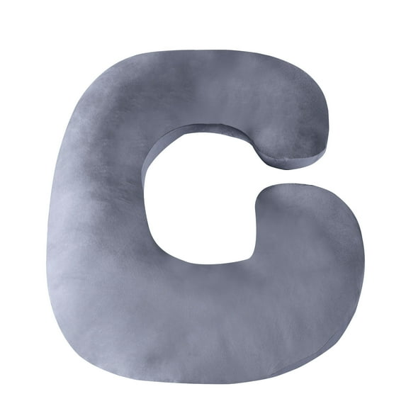 IMossad Pregnancy Pillow, C Shaped Full Body Pillow for Maternity Support, Pregnant Women Sleeping Pillow with Velvet Cover