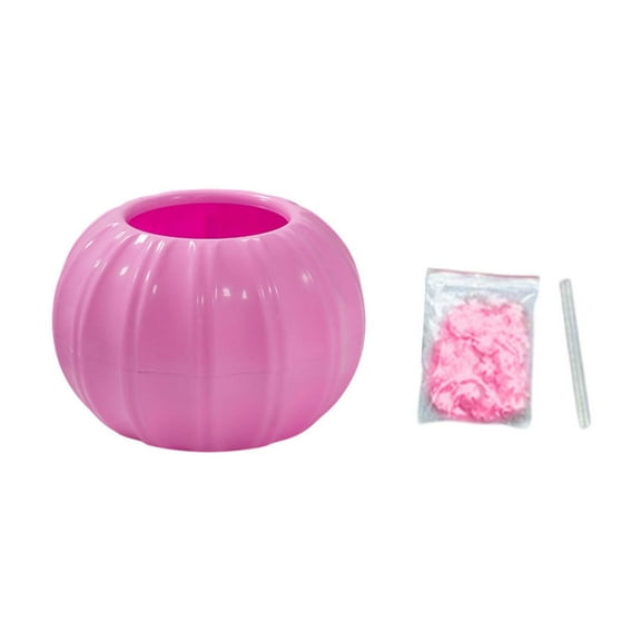 IMossad Pumpkin-Shaped Flower Pot - Blue Plastic Decorative Vase, Ideal for Indoor Plants, Halloween, Thanksgiving, and Festive Home Decor