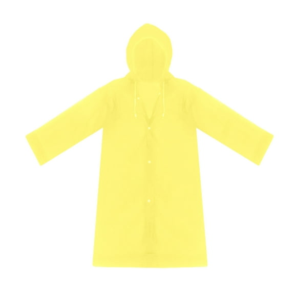 IMossad Reusable EVA Rain Ponchos - 1 Pack of Lightweight Rain Coats, Rainproof Gear for Men and Women