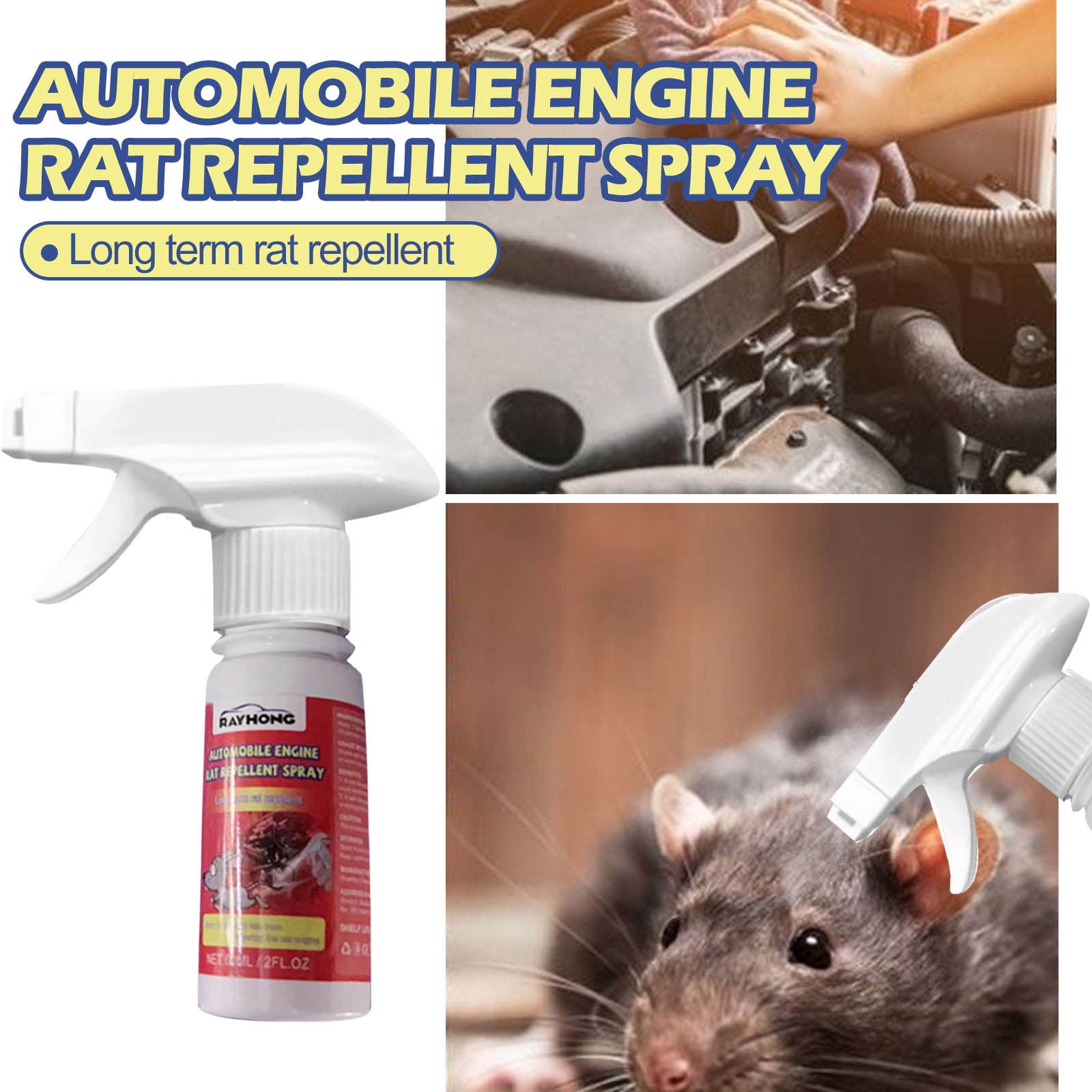 IMossad Rodent Repellent Spray,,Mice Repellent for House,Peppermint to