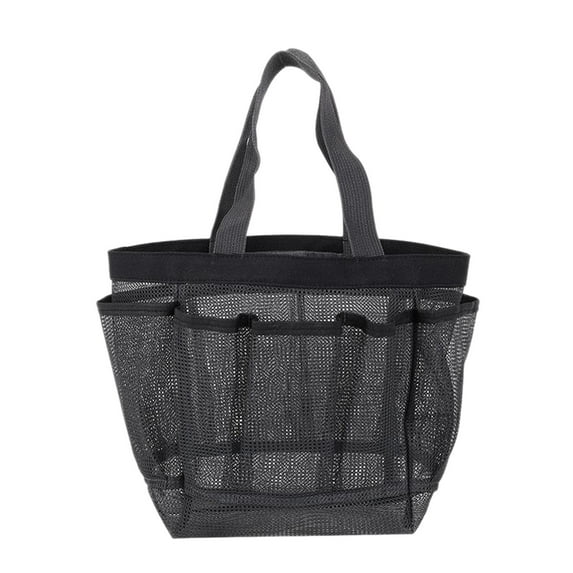 IMossad Sandproof Mesh Beach Bag - Large Swim Pool Tote Bag for Toys and Groceries, Durable Beach Storage Net Bag
