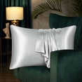 thumbnail image 1 of IMossad Satin Silk Pillowcase, for Hair and Skin, Luxury and Soft Pillow Cases Standard Size, Super Soft Pillow Case with Envelope Closure, 1 of 7