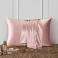 thumbnail image 1 of IMossad Satin Silk Pillowcase, for Hair and Skin, Luxury and Soft Pillow Cases Standard Size, Super Soft Pillow Case with Envelope Closure, 1 of 7