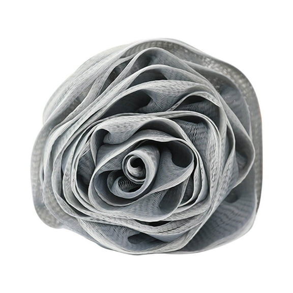 IMossad Shower Bath Sponge Pouf ā Soft Non-Shedding Exfoliating Body Scrubber with Hanging Loop, Rich Lather, Dual-Color Design, 5.9x5.9in