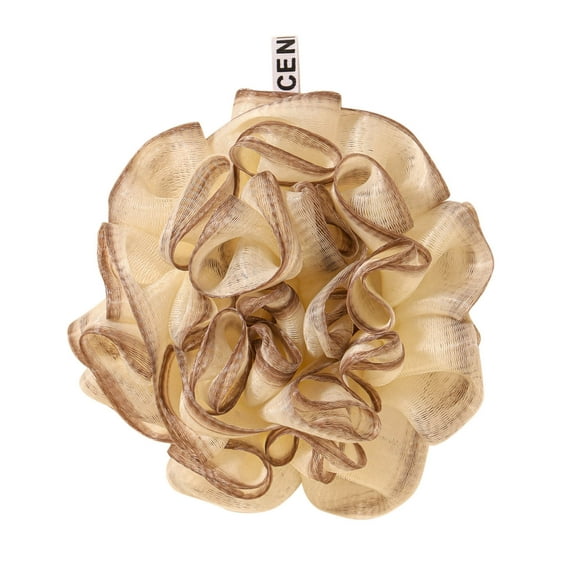 IMossad Shower Bath Sponge Pouf – Soft Non-Shedding Exfoliating Body Scrubber with Hanging Loop, Rich Lather, Dual-Color Design, 5.9x5.9in